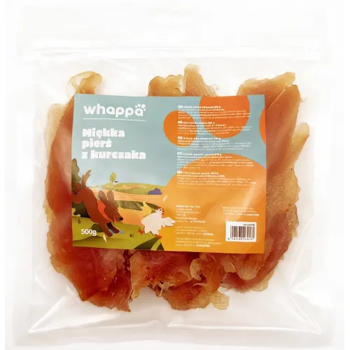 Przysmak dla psa Whappa 500gr Miękka pierś z kurczaka