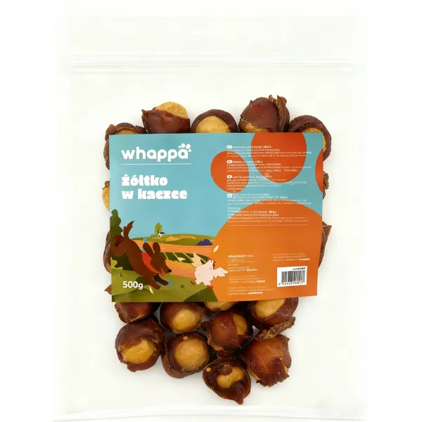 Przysmak dla psa Whappa 500gr Żółtko owinięte kaczką