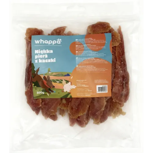 Przysmak dla psa Whappa 500gr Miękka pierś z kaczki