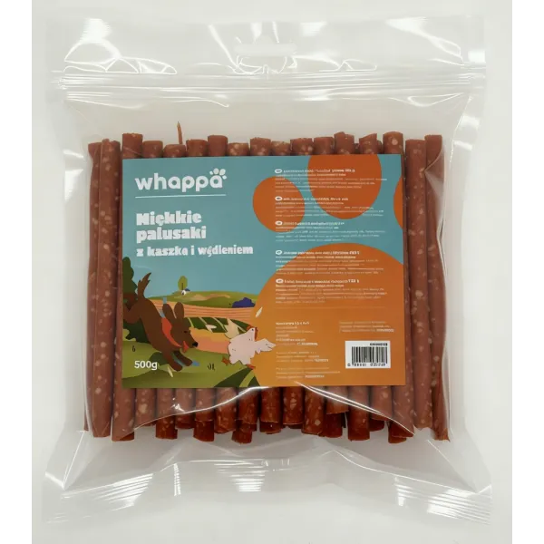 Przysmak dla psa Whappa 500gr Paluszki z kaczką i ryżem