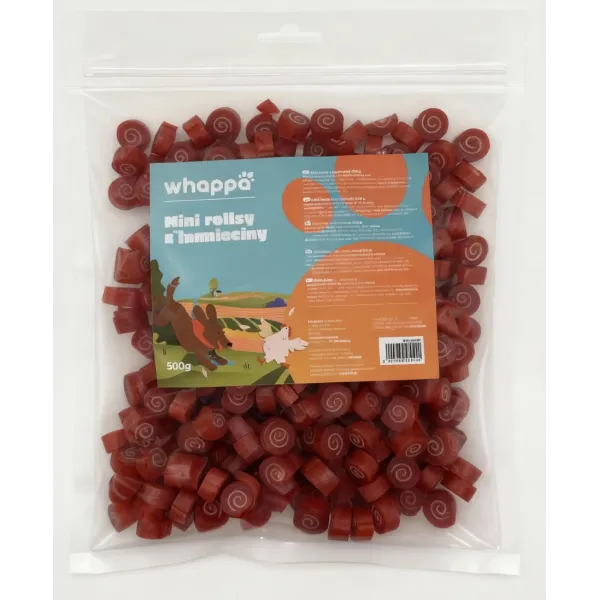 Przysmak dla psa Whappa 500gr Rollsy z jagnięciny
