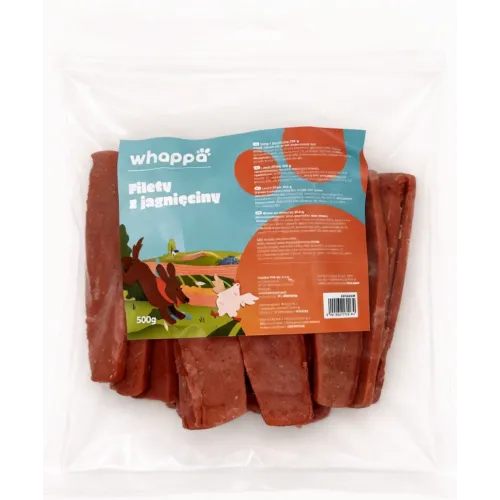 Przysmak dla psa Whappa 500gr Filety z jagnięciny