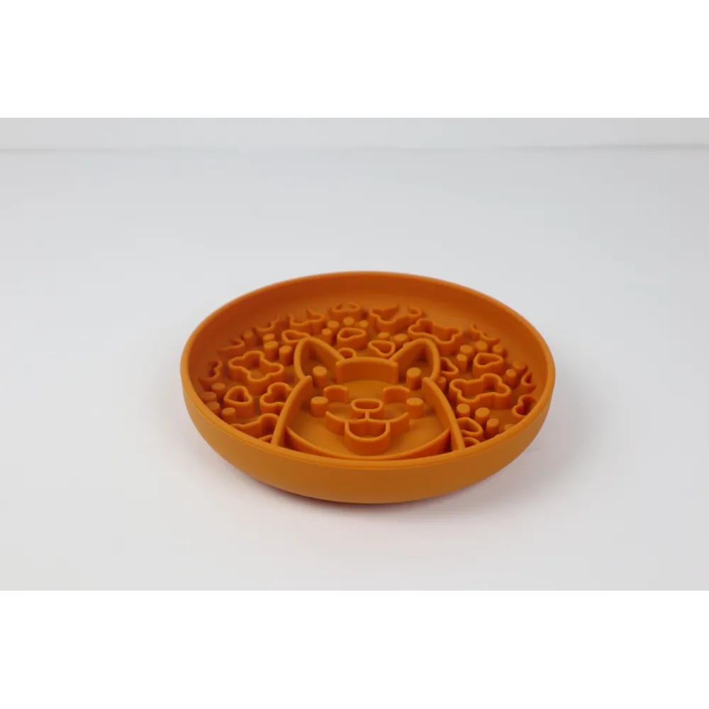 MISKA DLA PSA SPOWALNIAJĄCA JEDZENIE antypoślizgowa ALEX musztardowa 580ml