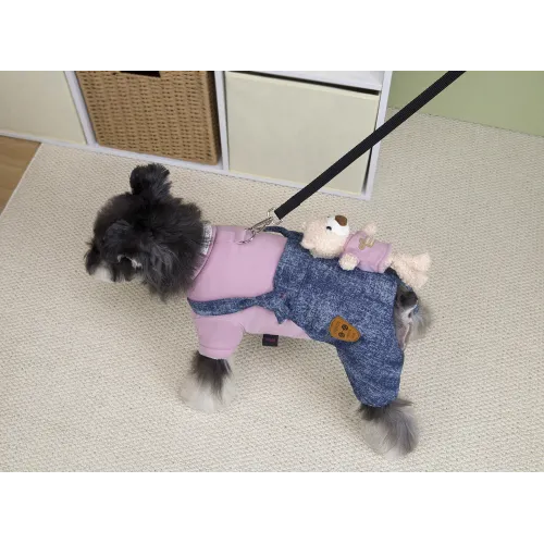 KURTKA DLA PSA ciepłe miękkie niebieskie ubranko kamizelka różowa M TEDI