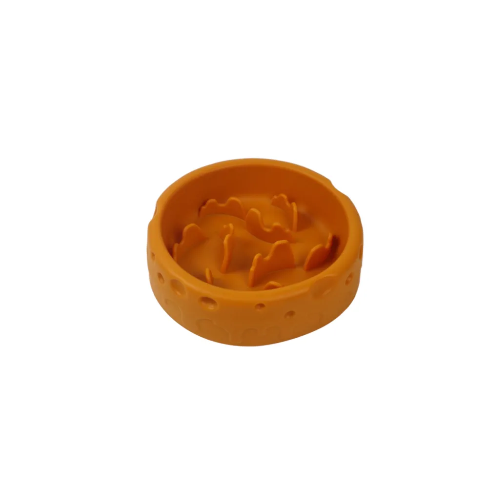 MISKA DLA PSA SPOWALNIAJĄCA JEDZENIE antypoźlizgowa LUNA musztardowa 550ml