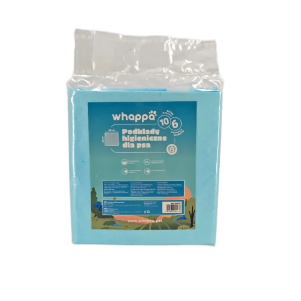 PODKŁADY HIGIENICZNE chłonne MATA DLA PSA do nauki sikania 60x60 10szt