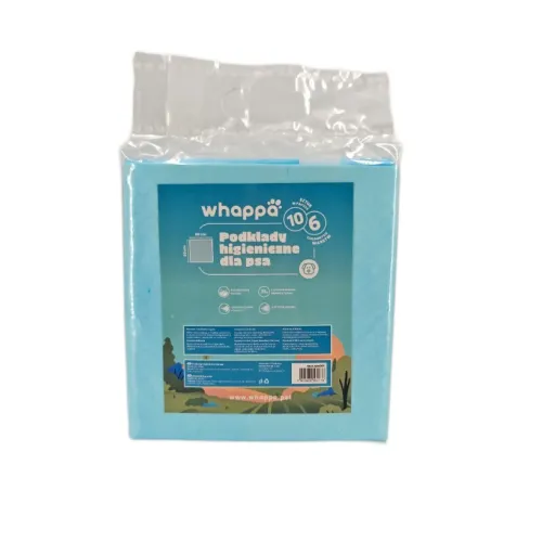 PODKŁADY HIGIENICZNE chłonne MATA DLA PSA do nauki sikania 60x60 10szt
