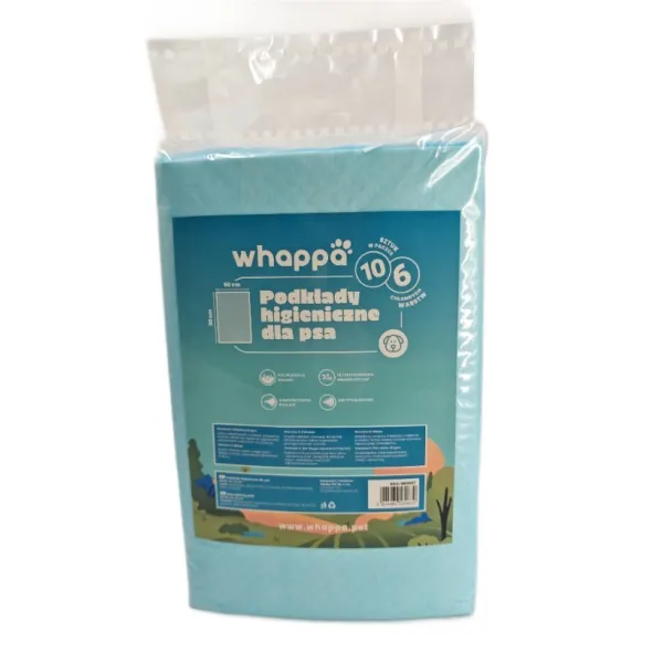 PODKŁADY HIGIENICZNE chłonne MATA DLA PSA do nauki sikania 60x90 10szt