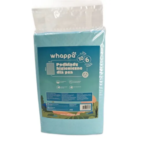 PODKŁADY HIGIENICZNE chłonne MATA DLA PSA do nauki sikania 60x90 10szt