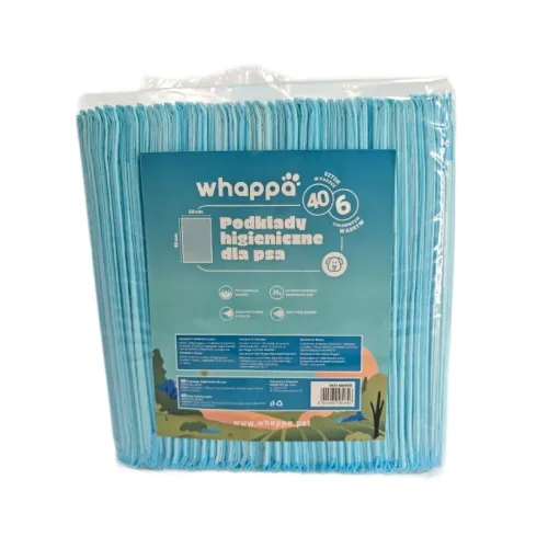 PODKŁADY HIGIENICZNE chłonne MATA DLA PSA do nauki sikania 60x90 40szt