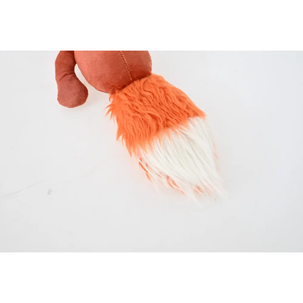 ZABAWKA DLA PSA szeleszcząca gryzak pluszowy lisek z piszczałką 33 cm