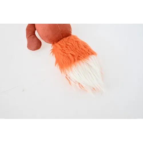 ZABAWKA DLA PSA szeleszcząca gryzak pluszowy lisek z piszczałką 33 cm