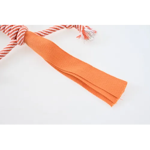 ZABAWKA DLA PSA szarpak gryzak pluszowy królik ze sznurem 48 cm