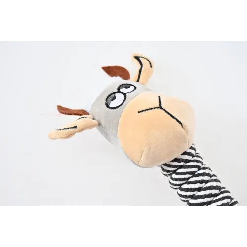 ZABAWKA DLA PSA szarpak gryzak pluszowy krowa ze sznurem 45 cm