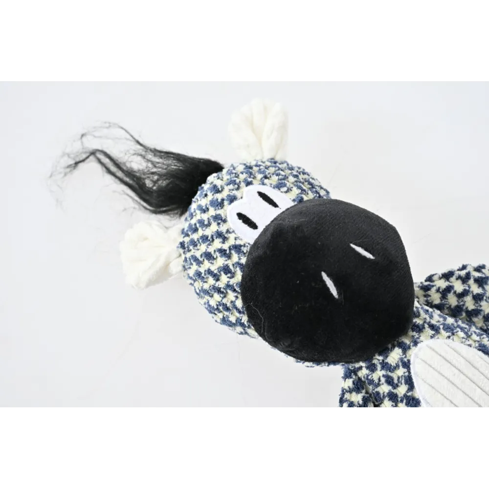 ZABAWKA DLA PSA szeleszcząca gryzak pluszowy zebra z piszczałką 38 cm