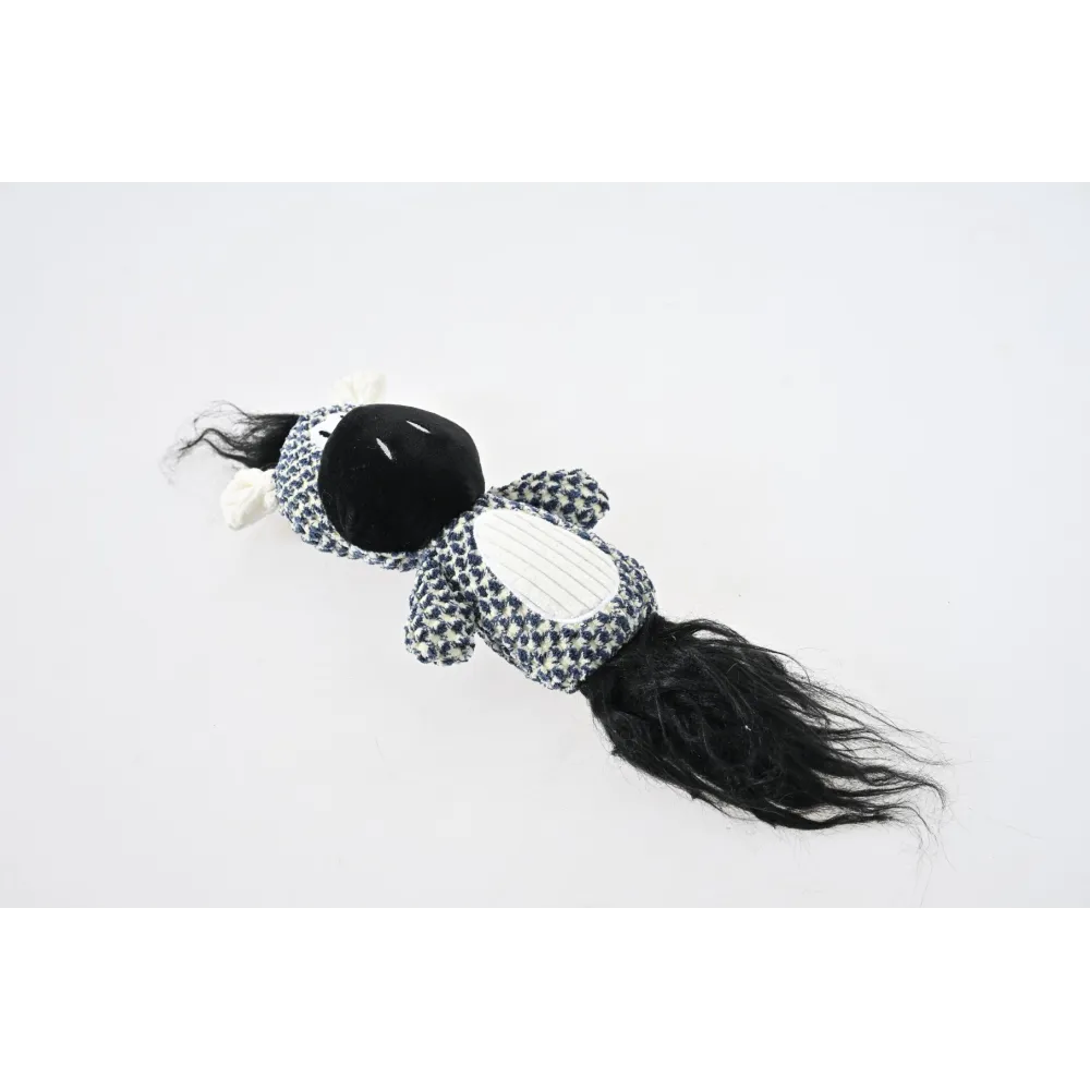 ZABAWKA DLA PSA szeleszcząca gryzak pluszowy zebra z piszczałką 38 cm