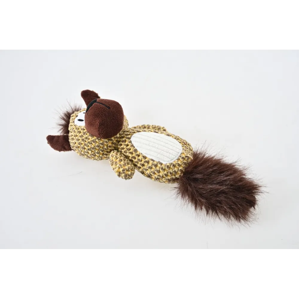 ZABAWKA DLA PSA szeleszcząca gryzak pluszowy miś z piszczałką 32 cm