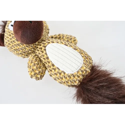 ZABAWKA DLA PSA szeleszcząca gryzak pluszowy miś z piszczałką 32 cm