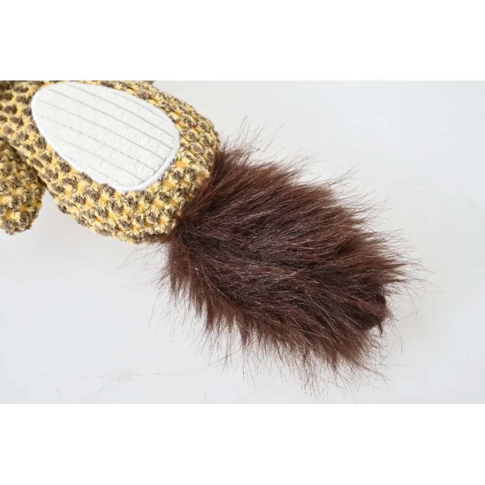 ZABAWKA DLA PSA szeleszcząca gryzak pluszowy miś z piszczałką 32 cm