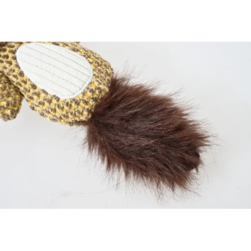 ZABAWKA DLA PSA szeleszcząca gryzak pluszowy miś z piszczałką 32 cm