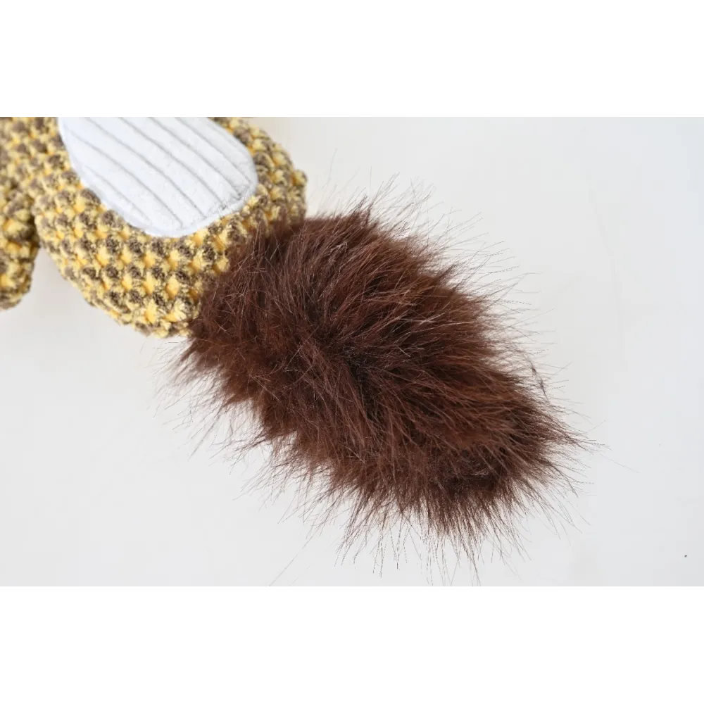 ZABAWKA DLA PSA szeleszcząca gryzak pluszowy lew z piszczałką 34 cm