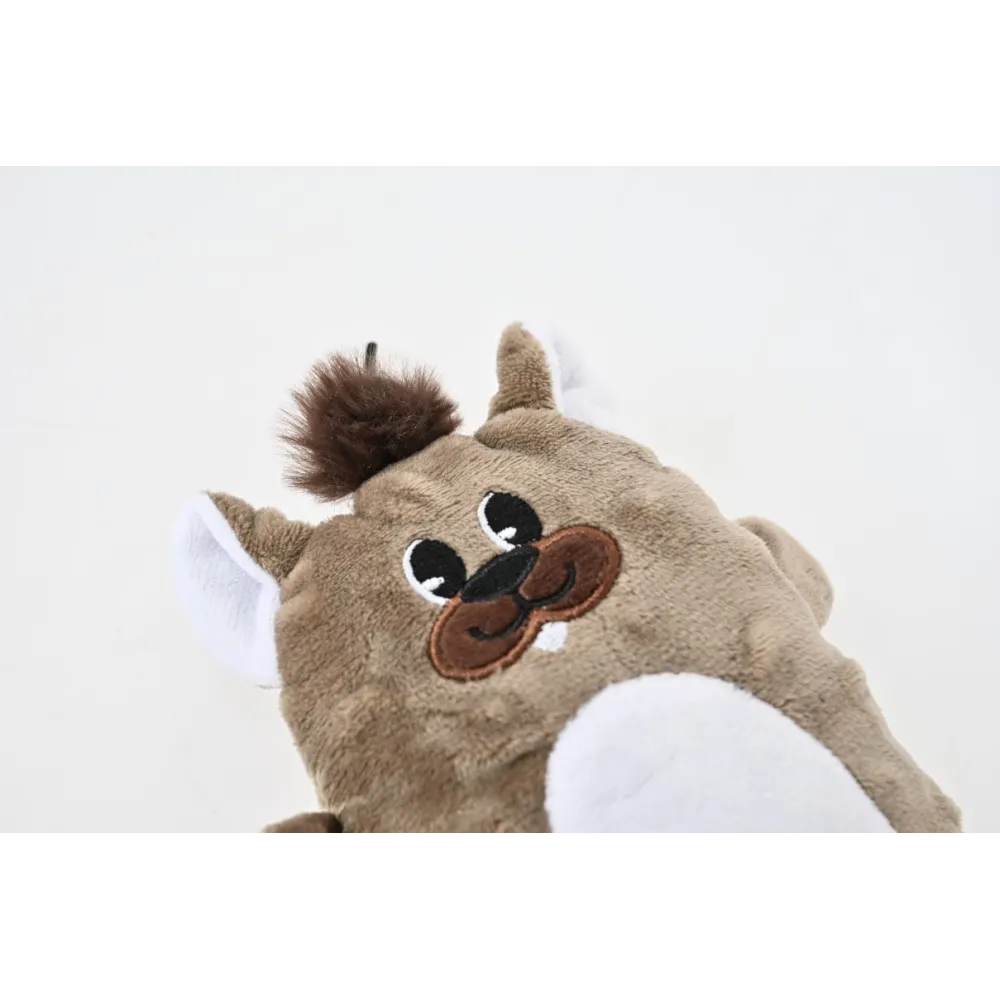 ZABAWKA DLA PSA Pluszowy bóbr z piszczałką i szeleszczącą wkładką  25 cm