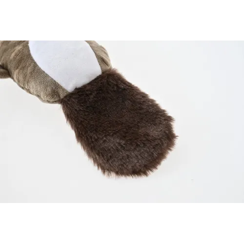 ZABAWKA DLA PSA Pluszowy bóbr z piszczałką i szeleszczącą wkładką  25 cm