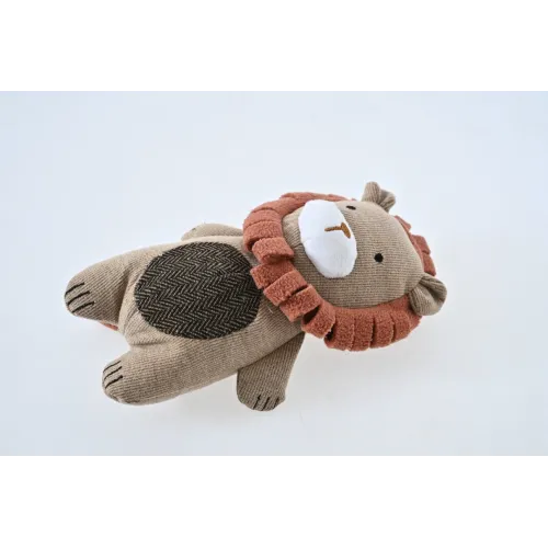 ZABAWKA DLA PSA gryzak pluszowy lew z piszczałką 27 cm