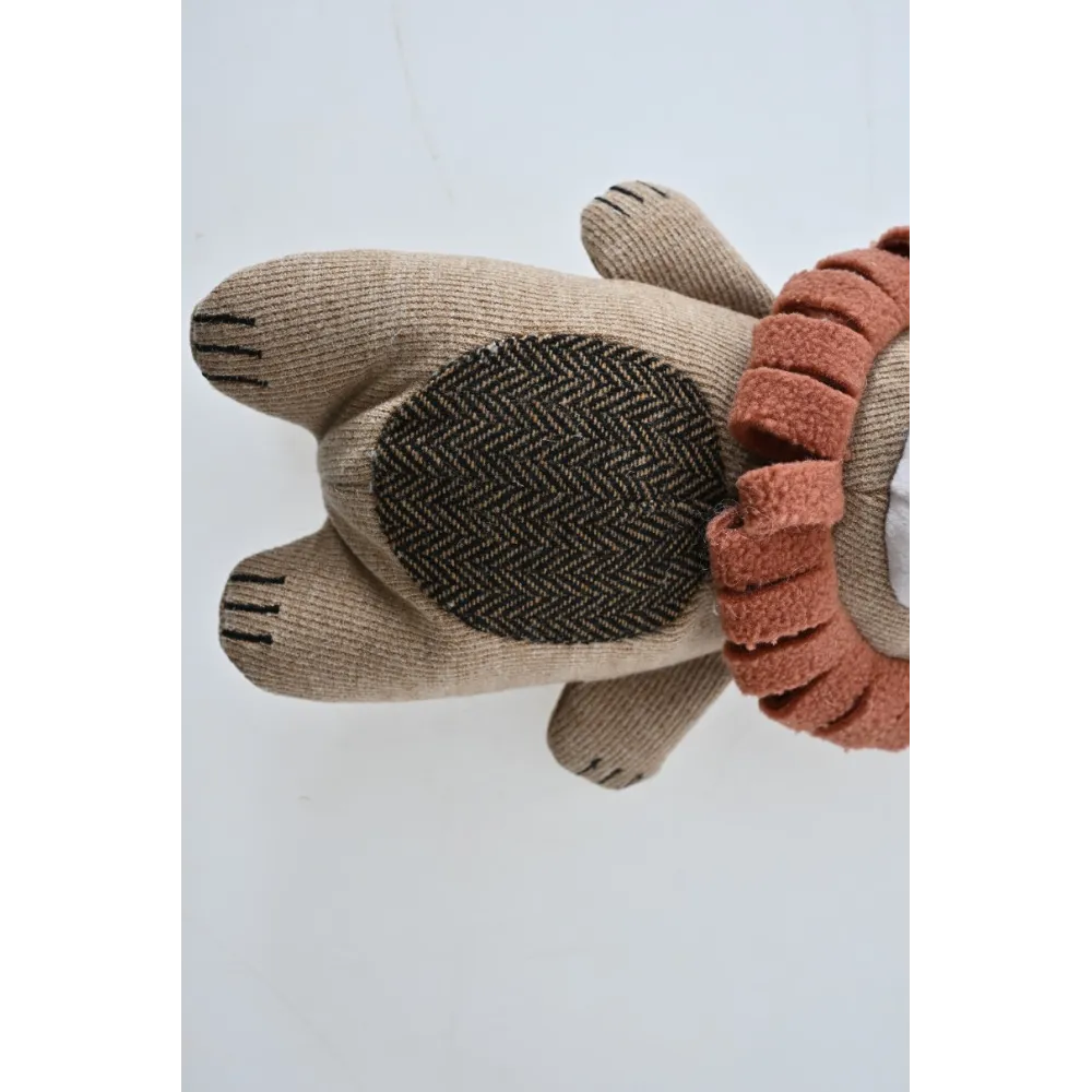 ZABAWKA DLA PSA gryzak pluszowy lew z piszczałką 27 cm