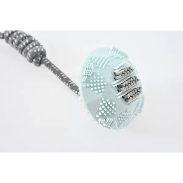 ZABAWKA DLA PSA szarpak gumowy gryzak do czyszczenia zębów ze sznurem 2