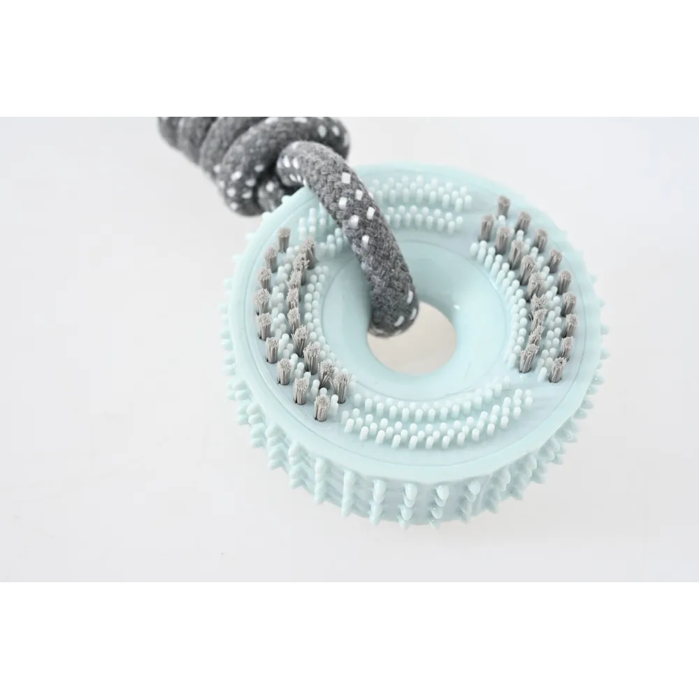 ZABAWKA DLA PSA szarpak gumowy gryzak do czyszczenia zębów ze sznurem