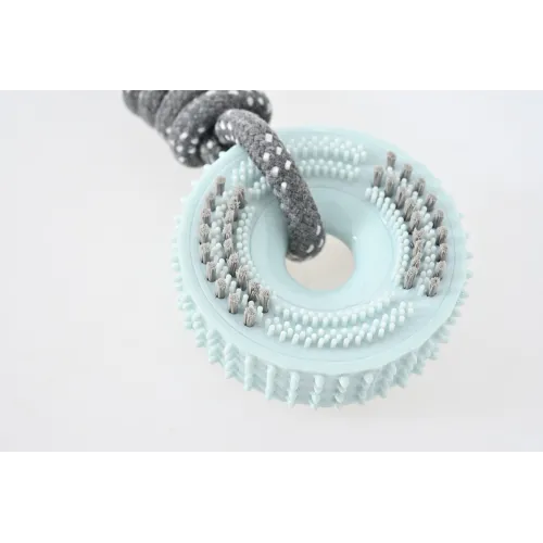 ZABAWKA DLA PSA szarpak gumowy gryzak do czyszczenia zębów ze sznurem