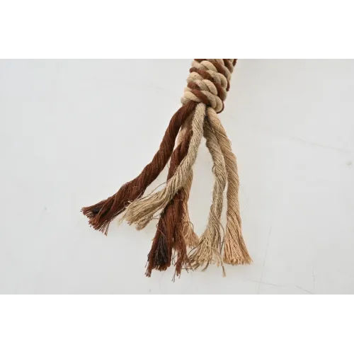 ZABAWKA DLA PSA sznur gumowy gryzak pluszowy miś szarpak z piszczałką 40 cm