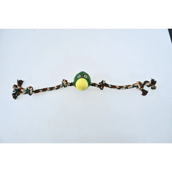 ZABAWKA DLA PSA sznur z gumowym gryzakiem kaczka 90cm 2