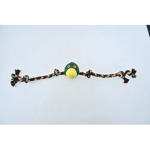 ZABAWKA DLA PSA sznur z gumowym gryzakiem kaczka 90cm