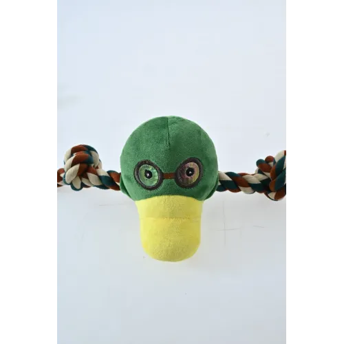 ZABAWKA DLA PSA sznur z gumowym gryzakiem kaczka 90cm