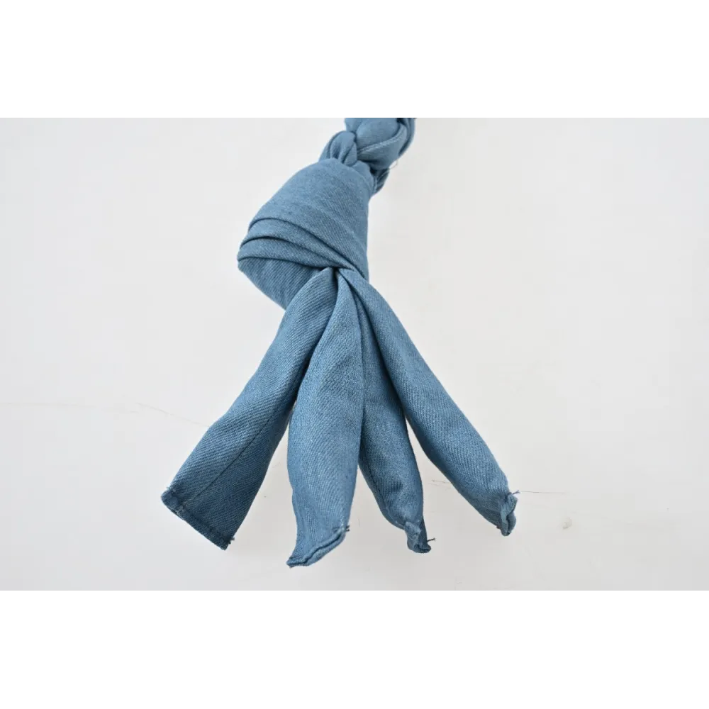 SZARPAK DLA PSA zabawka gumowy gryzak mocny sznur do przeciągania 46cm