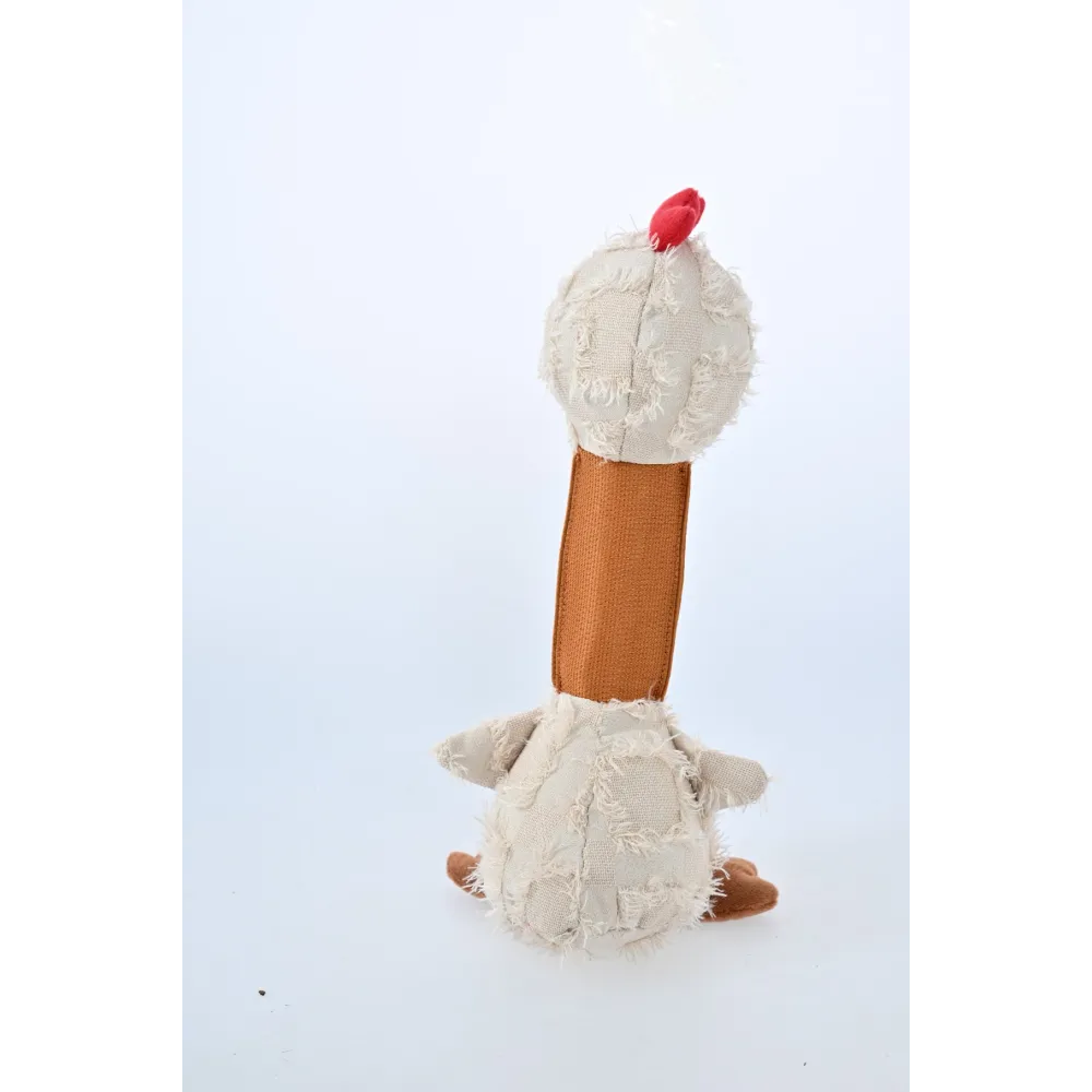 ZABAWKA DLA PSA gryzak pluszowy kurczak z piszczałką  30 cm