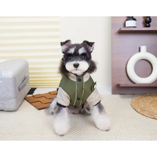 KURTKA DLA PSA ciepła kamizelka ubranko na zimę beżowy kaptur S COCO