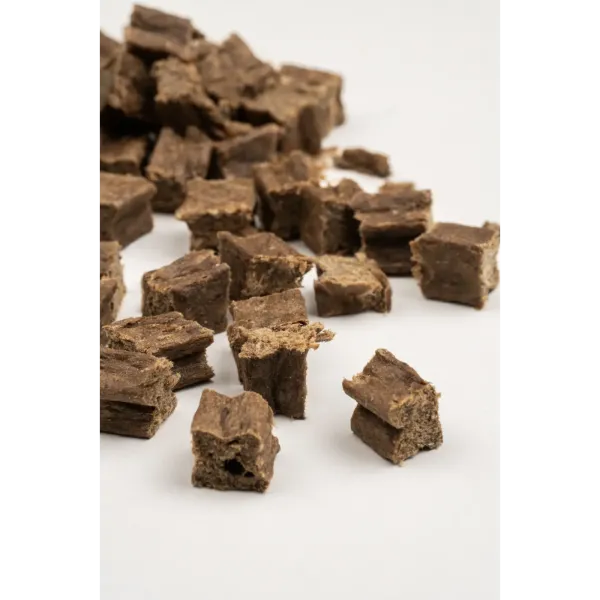 Przysmak dla psa Whappa Monoproteinowe kostki treningowe Dorsz z morelą 2