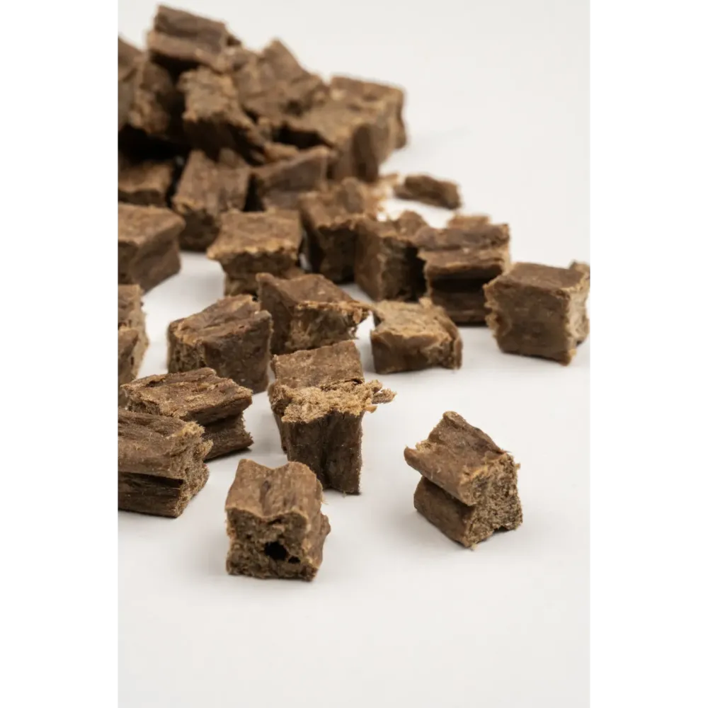 Przysmak dla psa Whappa Monoproteinowe kostki treningowe Dorsz z morelą