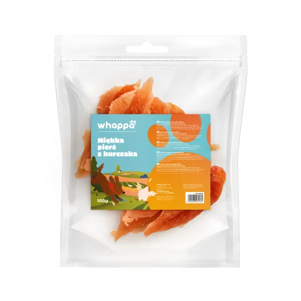 Przysmak dla psa Whappa 500g Miękka pierś z kurczaka