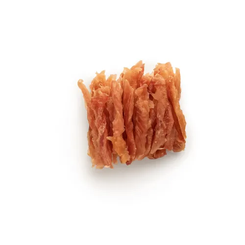 Przysmak dla psa 500g Miękkie skręcone paski z kurczaka
