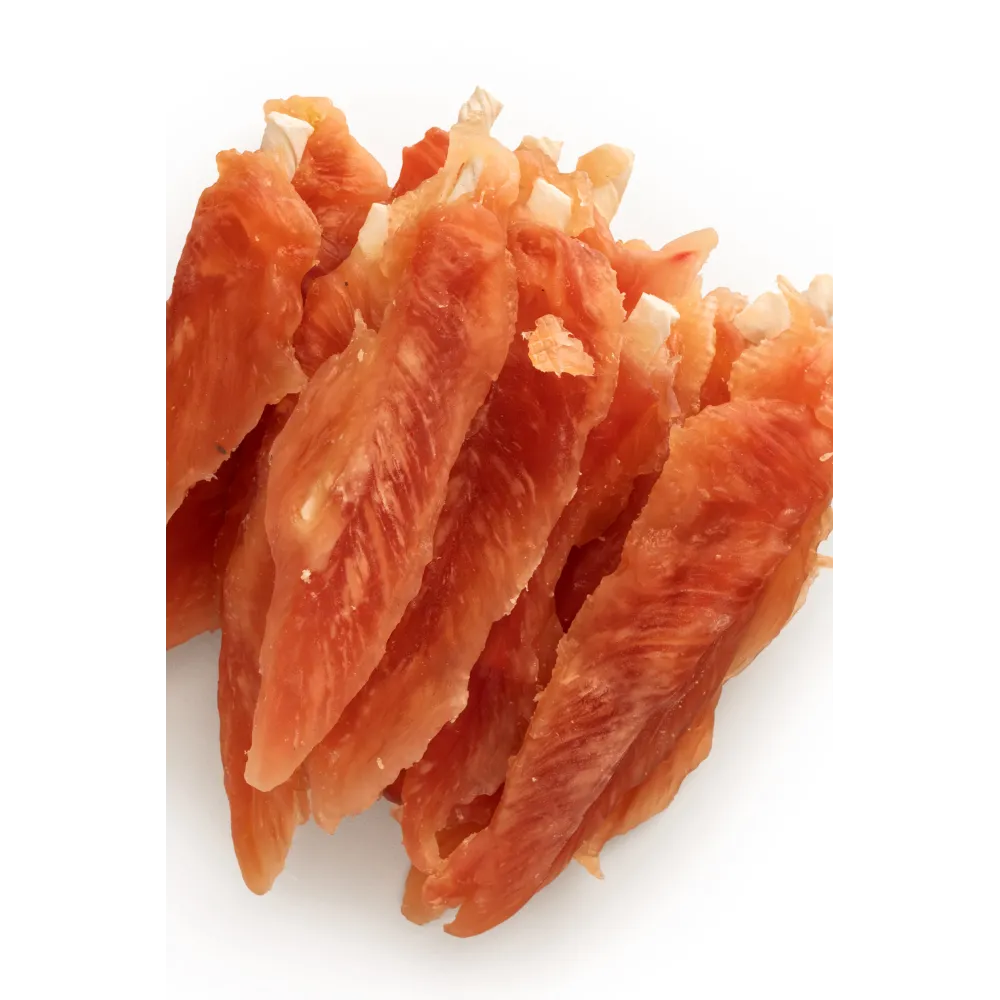 Przysmak dla psa Whappa Miękka pierś z kurczaka na patyku ze skóry wołowej