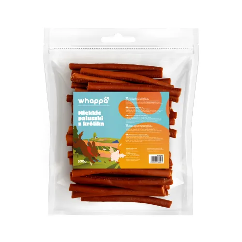 Przysmak dla psa Whappa 500g Miękkie paluszki z królika