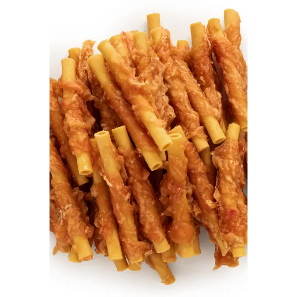 Przysmak dla psa Whappa 500g Rurki z batatów owinięte królikiem 2