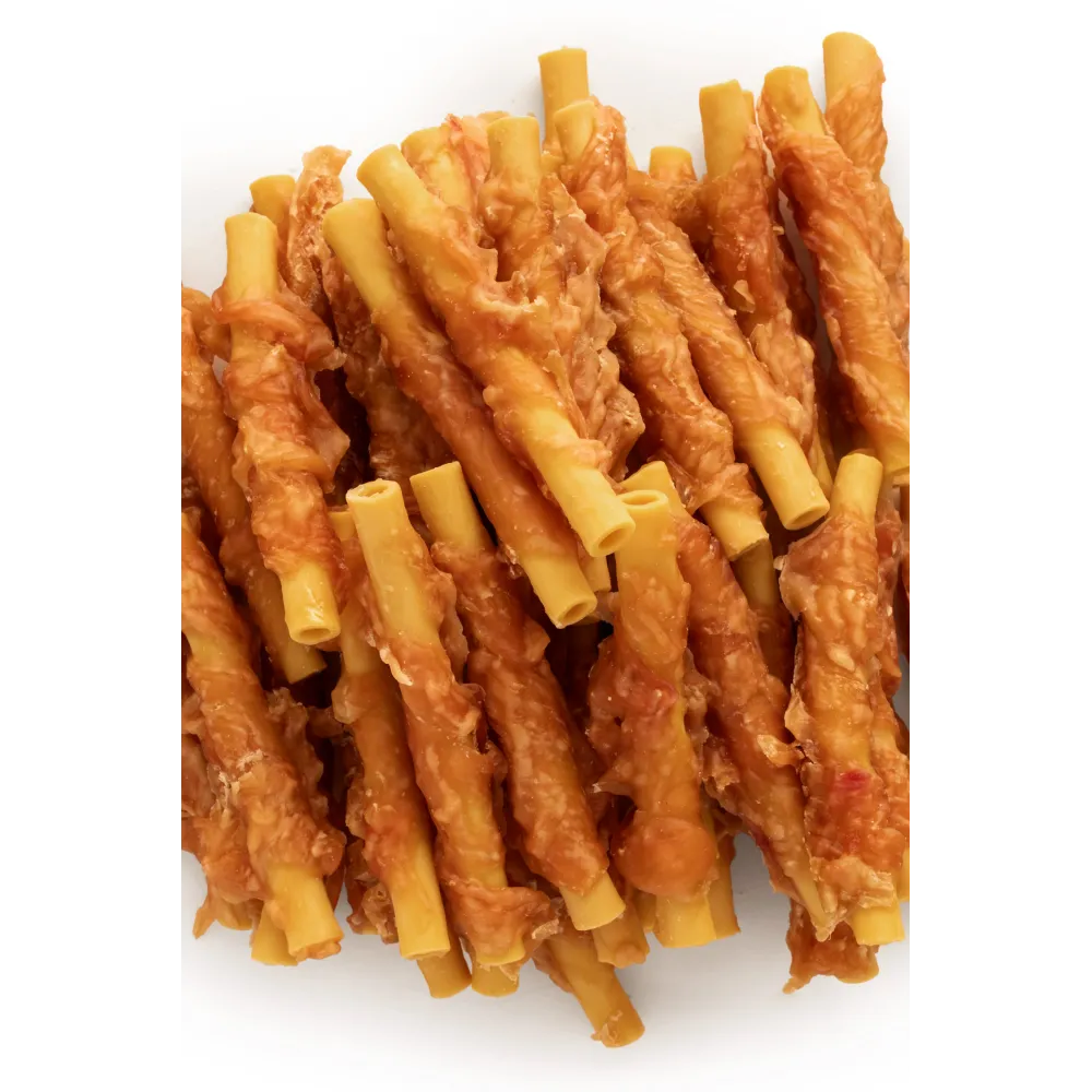 Przysmak dla psa Whappa 500g Rurki z batatów owinięte królikiem