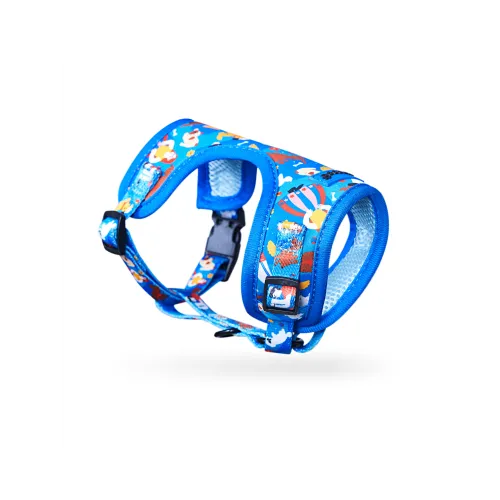 Szelki bezuciskowe niebieskie M