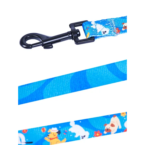 Smycz dla psa niebieska rozmiar L 2