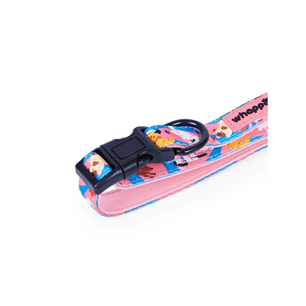 Obroża dla psa różowa rozmiar S 2